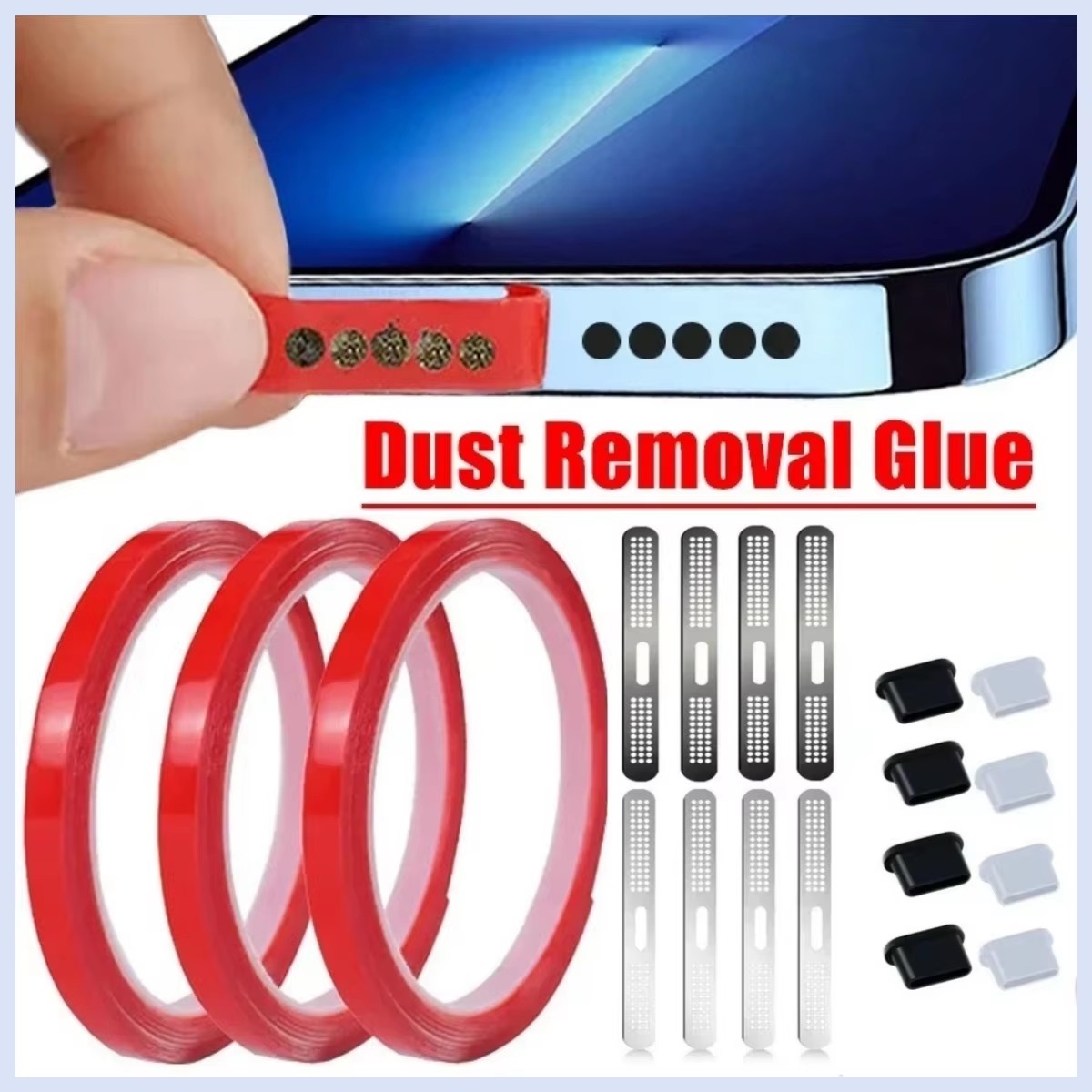 Dust Removal Sticker - Colle universelle anti-poussière pour haut-parleur de